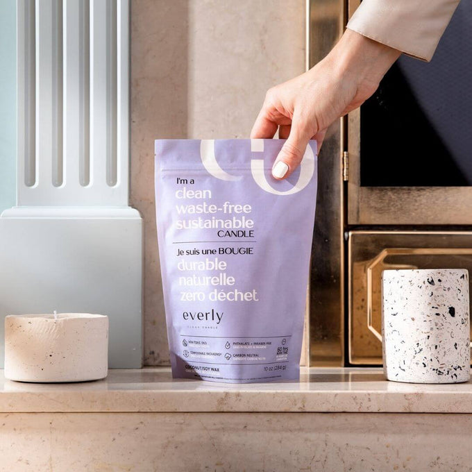 Everly-Magia Candle Refill - Grapefruit & Labdanum-Home-Everly_CandleRefillKits_Magia_Lifestyle-The Detox Market | 