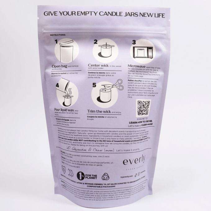 Everly-Magia Candle Refill - Grapefruit & Labdanum-Home-Everly_CandleRefills_Magia_Back-The Detox Market | 