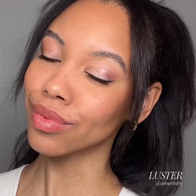 Eyelights Cream Eyeshadow - Makeup - Eyelights-PPAGE-Luster-Model3 - The Detox Market | Luster - Light-magnetizing pink champagne