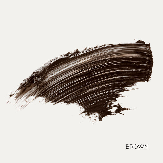 Good Lash + Mascara - Makeup - Fitglow Beauty - GoodLashMascar_swatch_brown_B2B - The Detox Market |Brown