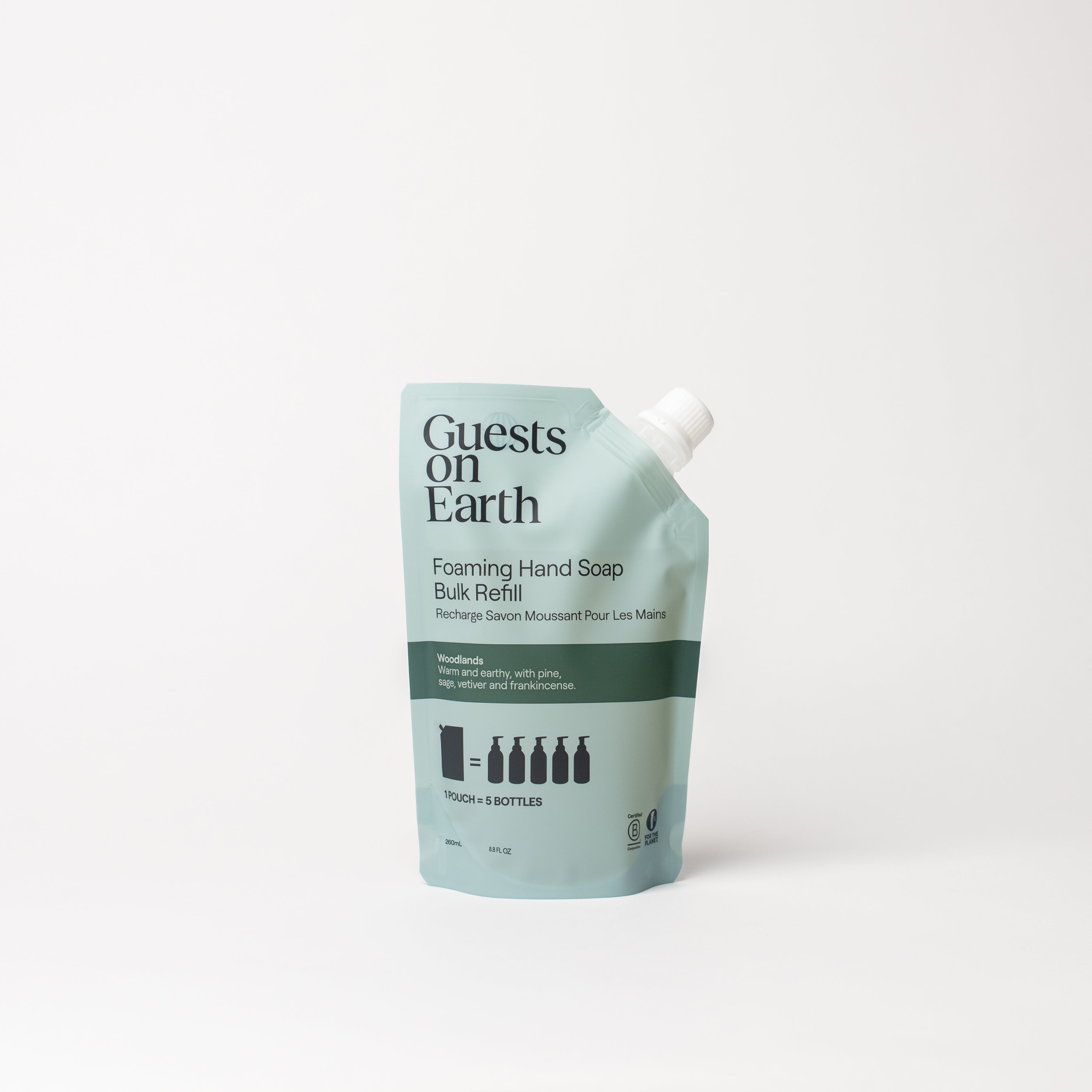 Guests on Earth-Foaming Hand Soap - Citrus Oasis-Body-GuestsonEarth-FoamingHandSoap-BulkRefill-Woodlands-260-The Detox Market | Refill