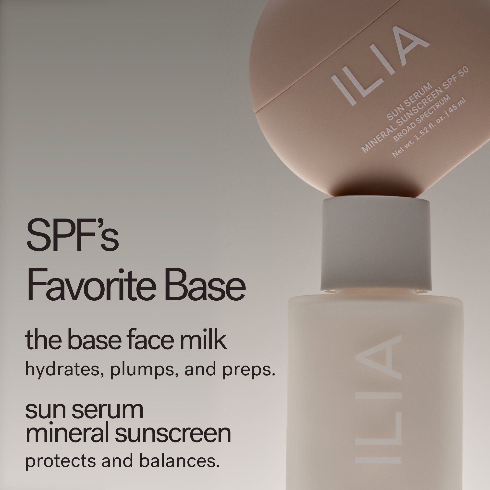 ILIA-Sun Serum Mineral Sunscreen Spf 50-Sun Care-ILIASunSerumSPF50_2026_PowerPair_2000x2000_33fc8f37-6a89-4114-bec6-4f3b40c531c1-The Detox Market | Always