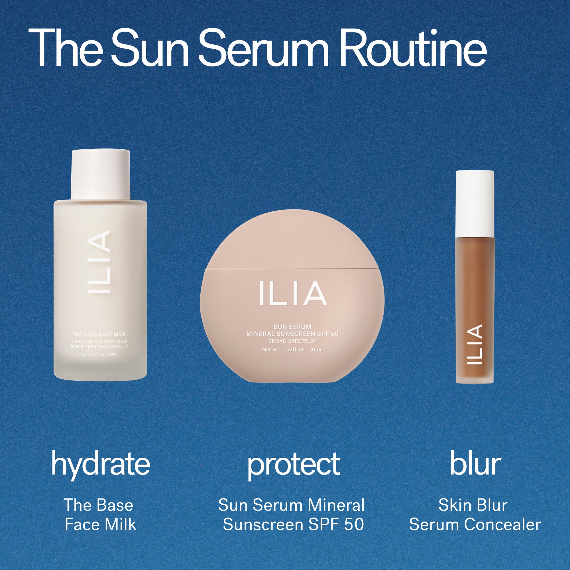 ILIA-Sun Serum Mineral Sunscreen Spf 50-Sun Care-ILIASunSerumSPF50_2026_Routine_2000x2000_b1be167b-844f-4f33-86ec-bac856029c9c-The Detox Market | Always