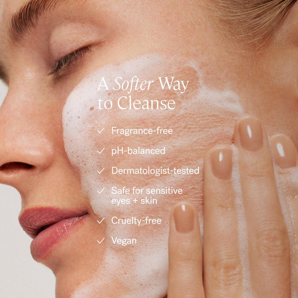 ILIA-The Cleanse Soft Foaming Cleanser + Makeup Remover-Skincare-ILIA_2023_Cleanser_Benefits2-2000x2000-The Detox Market | 
