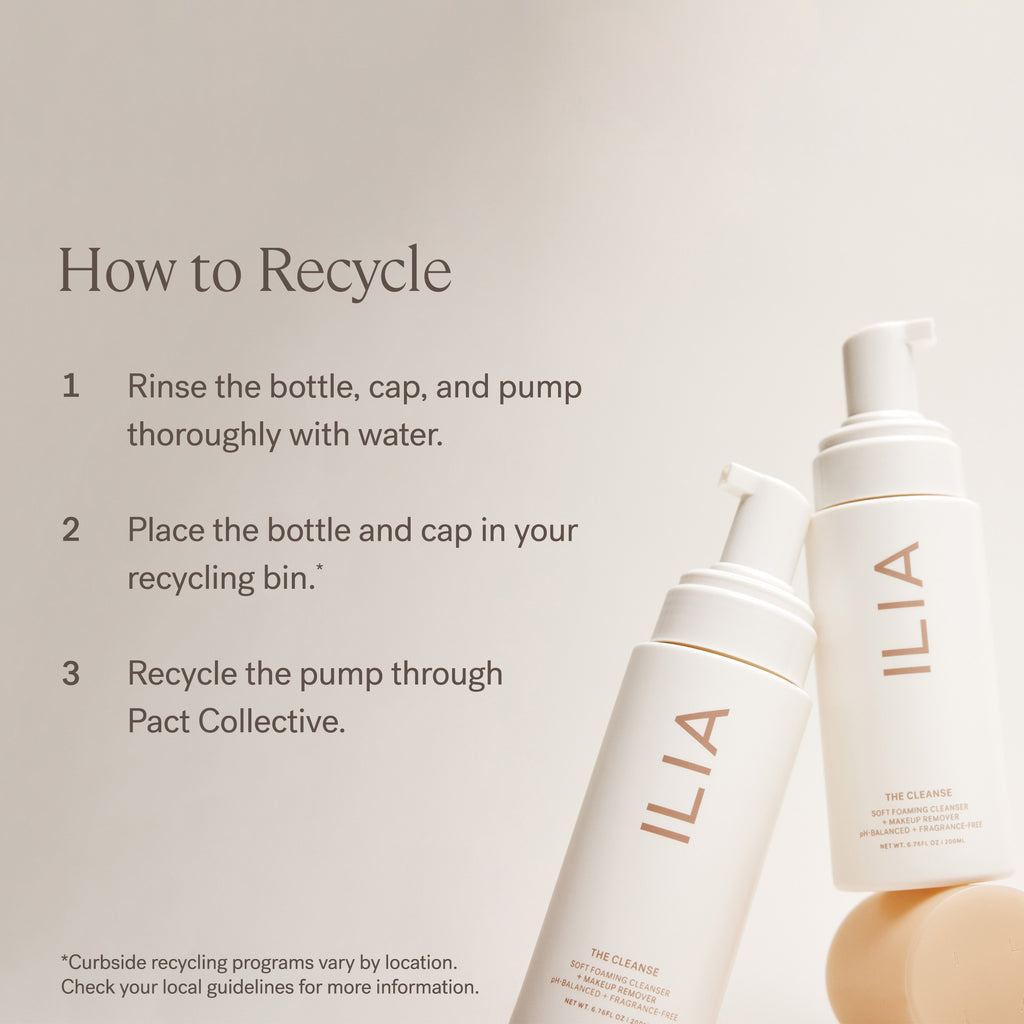 ILIA-The Cleanse Soft Foaming Cleanser + Makeup Remover-Skincare-ILIA_2023_Cleanser_Sustainability-2000x2000-The Detox Market | 