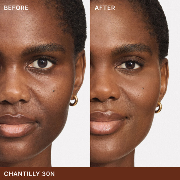 ILIA-Skin Blur Serum Concealer-Makeup-ILIA_SBSC_BEFORE_AFTER_2000x2000_30N-The Detox Market | 30N Chantilly - Very deep with neutral undertones