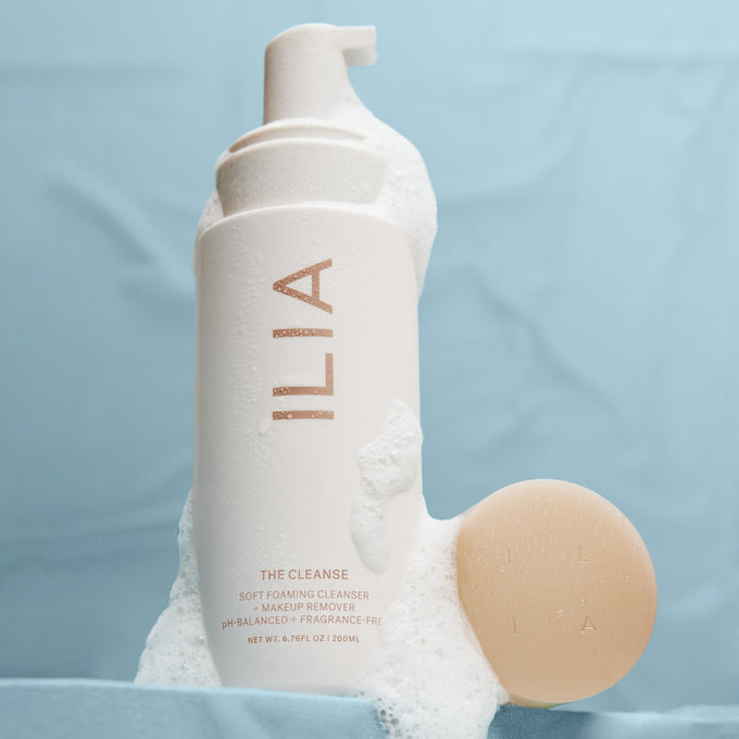 ILIA-The Cleanse Soft Foaming Cleanser + Makeup Remover-Skincare-ILIA_TheCleanse_Hero_2000x2000_1-The Detox Market | 