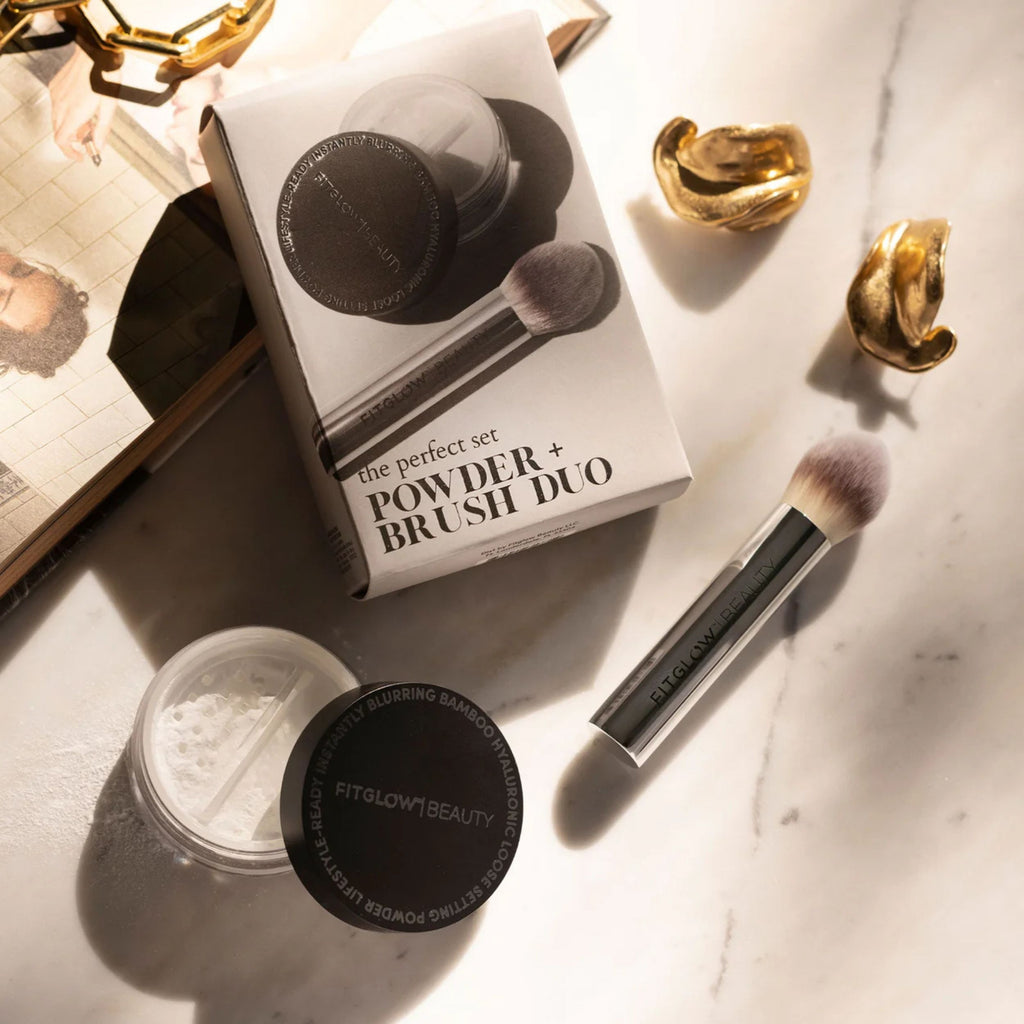 Fitglow Beauty-Bamboo Hyaluronic Loose Setting Powder + Brush Duo-Makeup-IMAGE_02_BambooHyaluronicLooseSettingPowder_BrushDuo_850042717714-The Detox Market | 