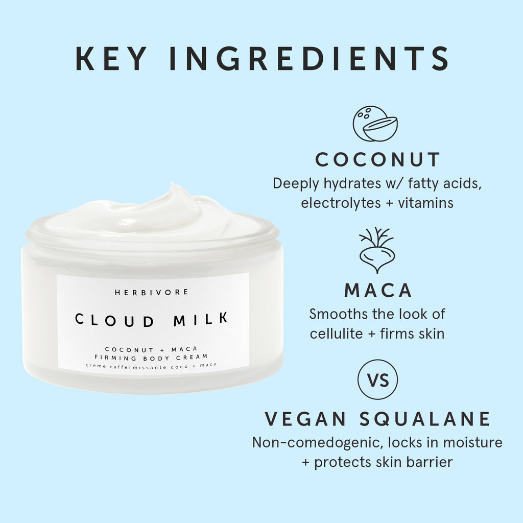 Herbivore-Cloud Milk Coconut + Maca Firming Body Cream-Body-KeyIL-The Detox Market | 