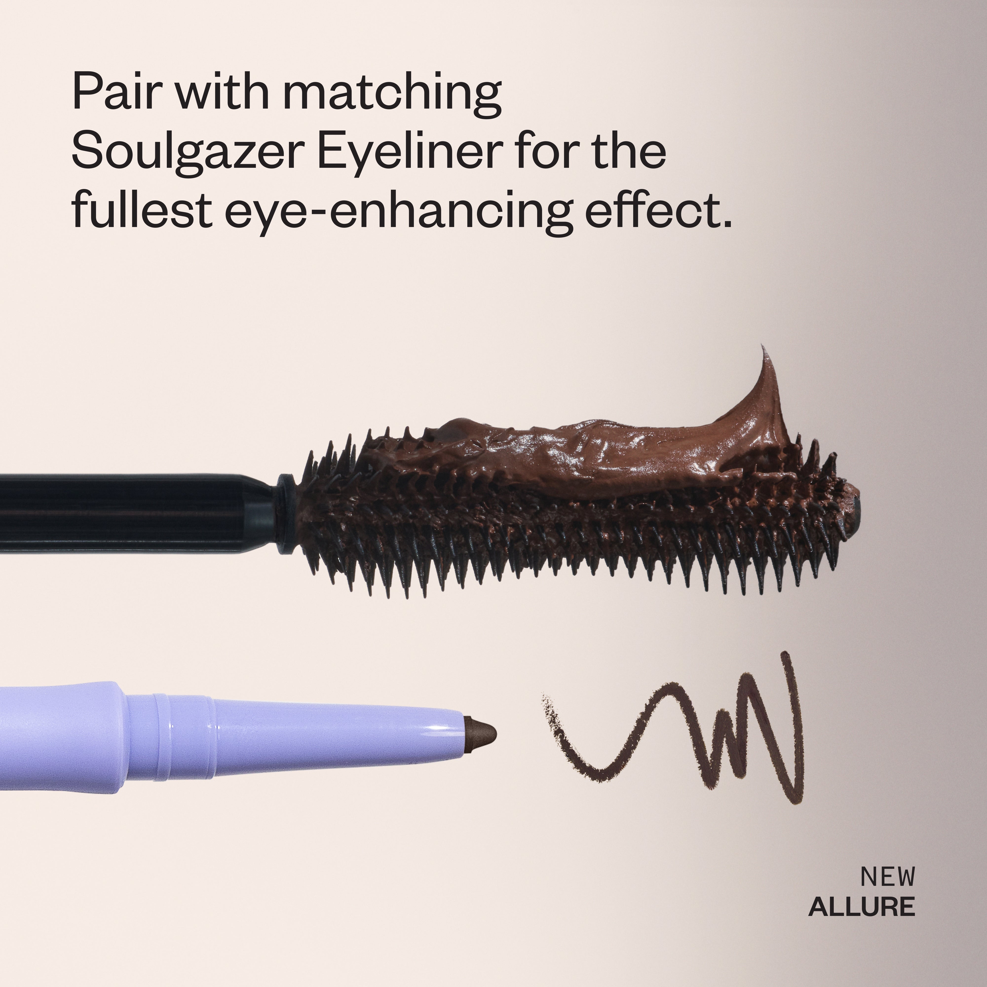 Kosas-Soulgazer Mascara Hypnotize-Makeup-Kosas_FullSize_Soulgazer-Mascara_PDP_NA_PairWith-The Detox Market | Allure - Dark Brown