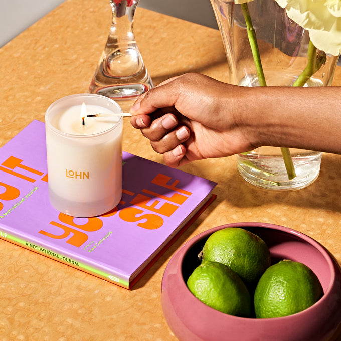 Lohn-DYM Candle - Spruce & Woodsmoke-Home-LOHNDYMCandleLifestyleSquare-The Detox Market | 