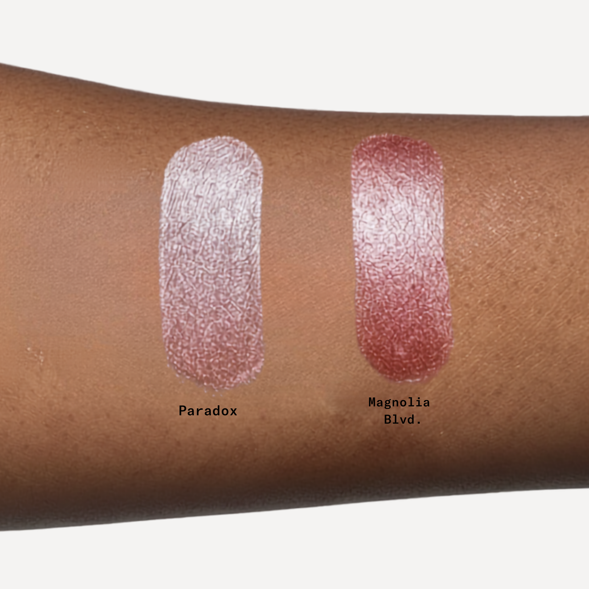 MOB Beauty-Frost Lipstick-Makeup-MOB_FROST_LIPSTICK_ARM_SWATCHES_DEEP-The Detox Market | Paradox - Pale pink