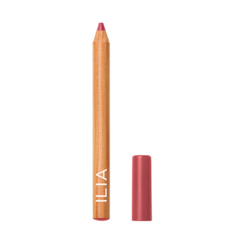 ILIA-Lip Sketch Hydrating Crayon-Makeup-PINK-DOOR_OPEN-The Detox Market | Pink Door - Soft Pink