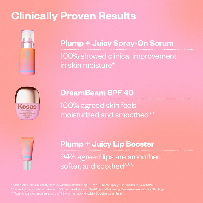 Kosas-Plump + Juicy Makeup Prep Skincare Set (Can)-Skincare-PJ_CLINICALS-The Detox Market | 