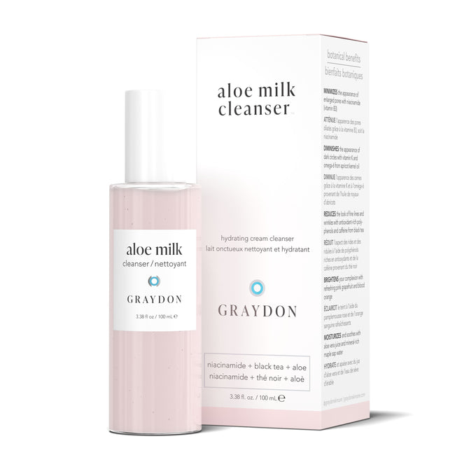 Graydon-Aloe Milk Cleanser-Skincare-PinkAloeMilkCleanser_100mlproduct_boximage__GraydonSkincare-The Detox Market | 