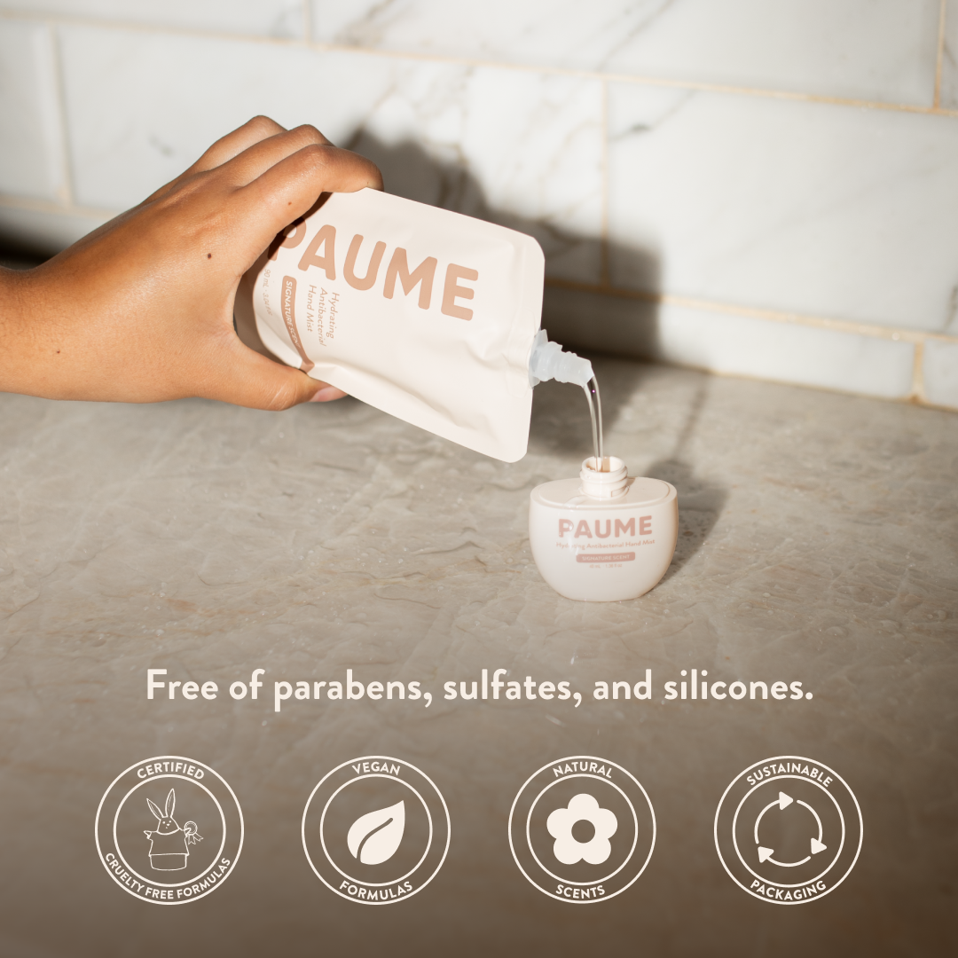 PAUME-Hydrating Antibacterial Hand Mist-Body-SANISPRAYREFILL4-The Detox Market | 