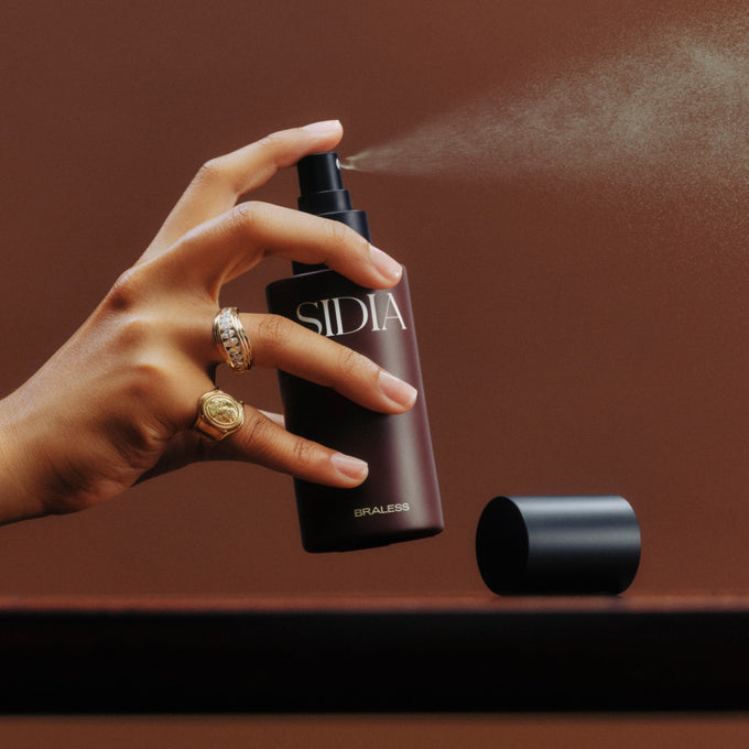 SIDIA-Braless: The Mist-Fragrance-SIDIA_BRALESSBodyMist_InUse-The Detox Market | 