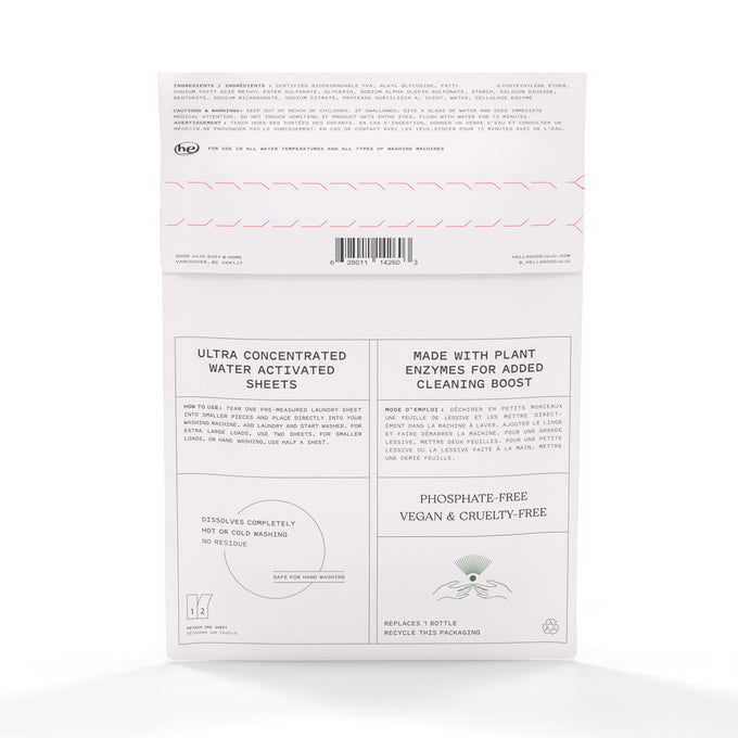 Good Juju-Good Juju Laundry Detergent Strips-Home-SummerRainBACK-The Detox Market | 