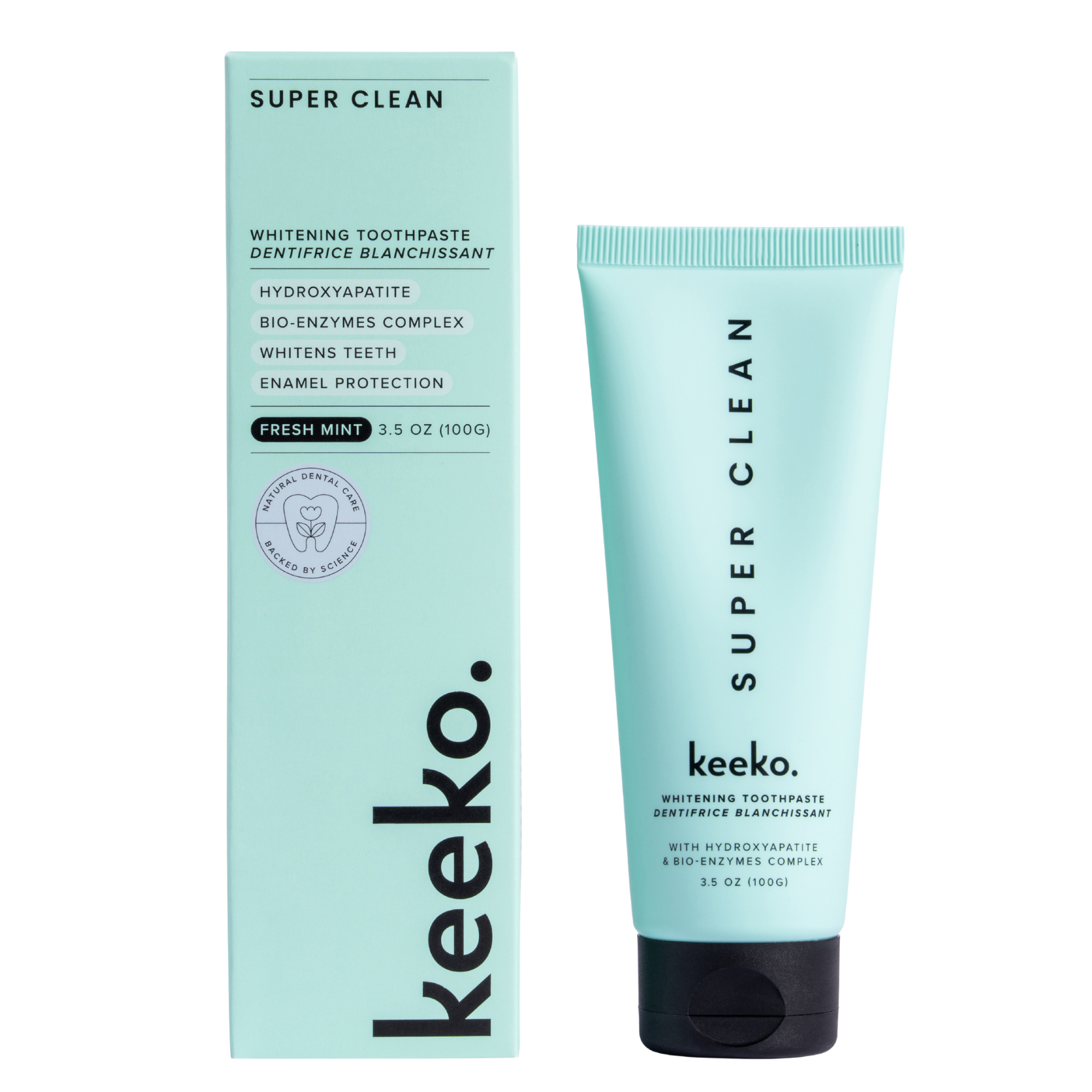 Keeko-Super Clean Whitening Toothpaste-Body-SuperCleanWhiteningToothpasteCarton_Tube-The Detox Market | 
