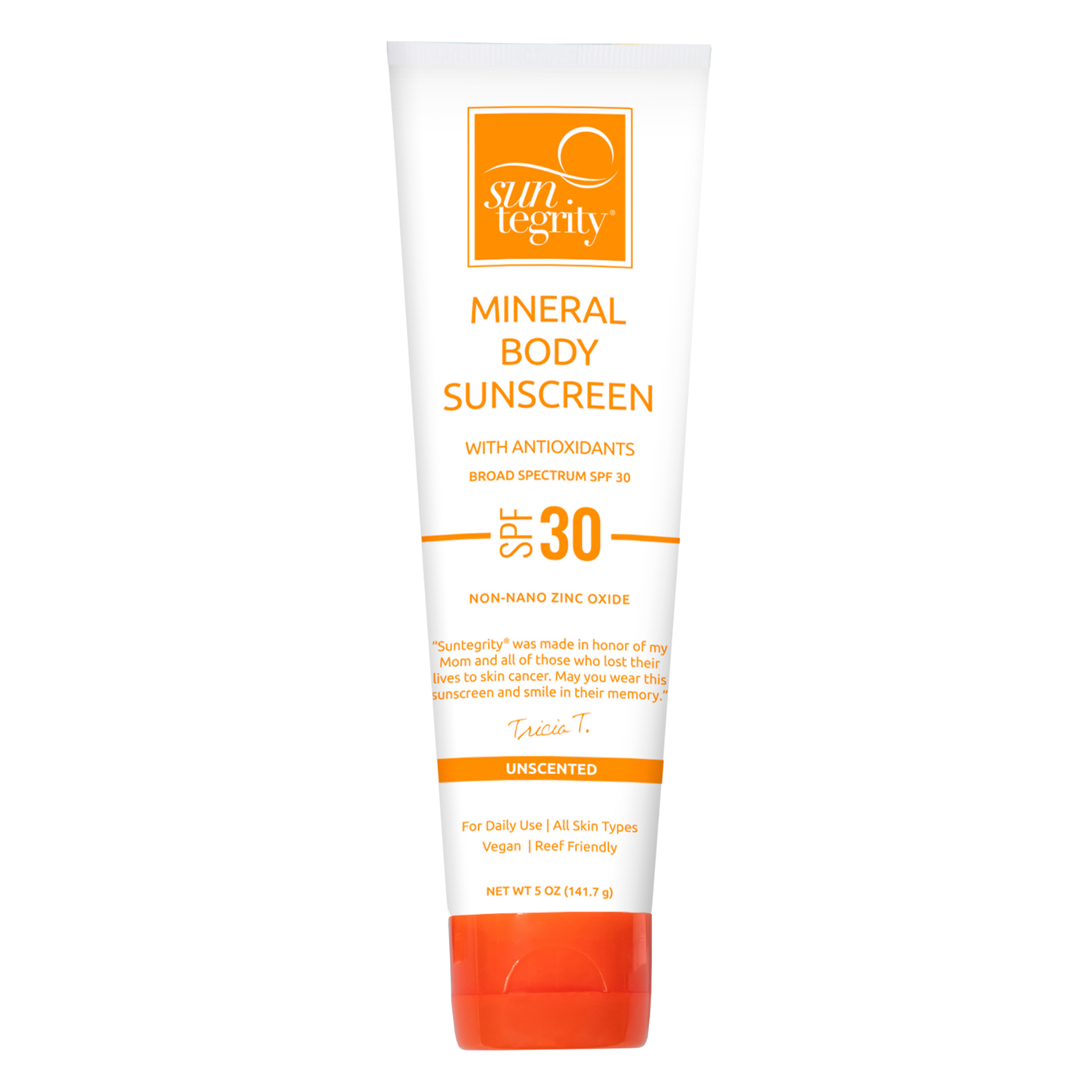 Suntegrity-Unscented Mineral Body Sunscreen - Broad Spectrum Spf 30-Sun Care-UnscentedMineralBodySunscreen-BroadSpectrumSPF30-The Detox Market | 
