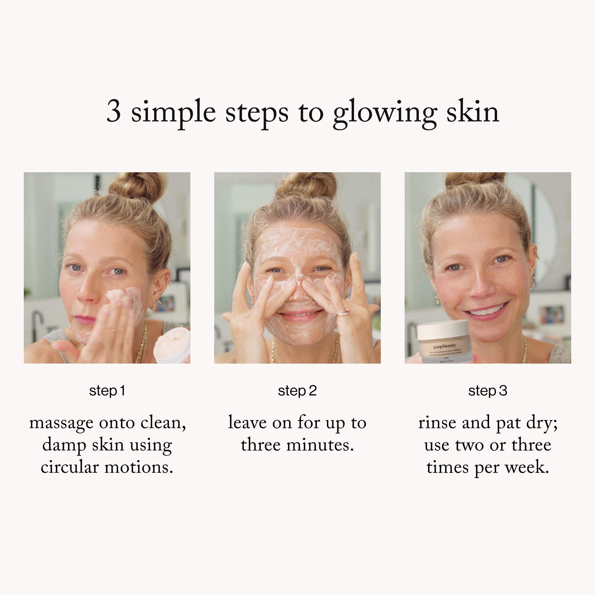 Goop-GOOPGLOW Microderm Instant Glow Exfoliator-Skincare-microderminstantglowexfoliator_imgCarousel_howto-The Detox Market | 
