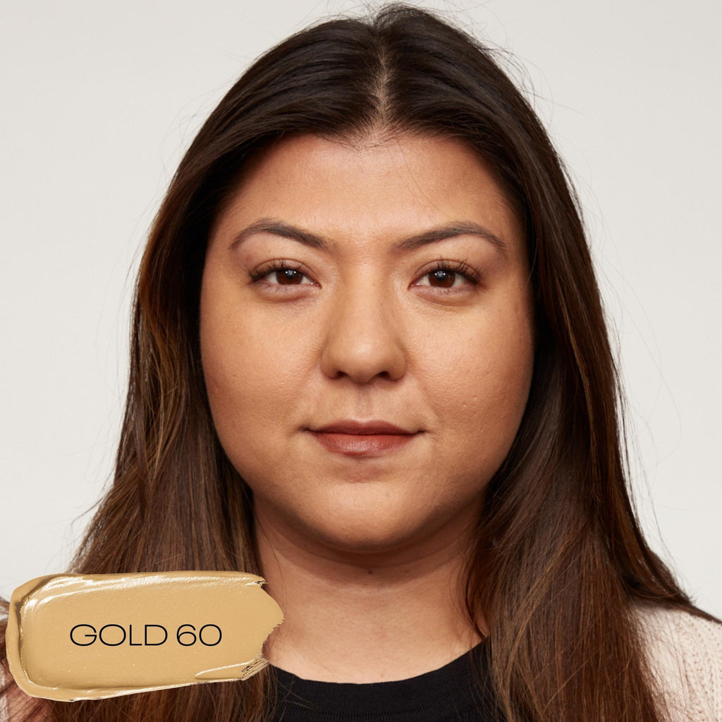 Blurring Ceramide Cream Foundation - Makeup - MOB Beauty - 03_PDP_MOBBEAUTY_BCCF_GOLD60_LIFESTYLE - The Detox Market | GOLD 60 medium to tan with golden undertones