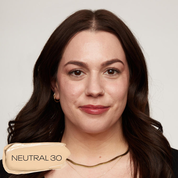 Blurring Ceramide Cream Foundation - Makeup - MOB Beauty - 04_PDP_MOBBEAUTY_BCCF_NEUTRAL30_LIFESTYLE - The Detox Market | NEUTRAL 30 light with neutral undertones