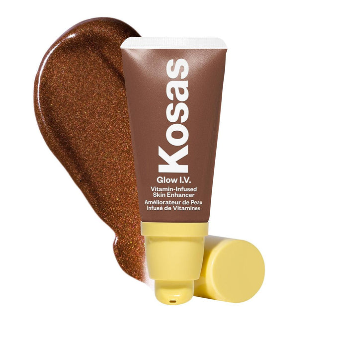 Glow I.V. Vitamin-Infused Skin Enhancer - Makeup - Kosas - 08_Kosas_GLOWIV_PDP_Energise_02 - The Detox Market | Energize - sheer deep copper bronze