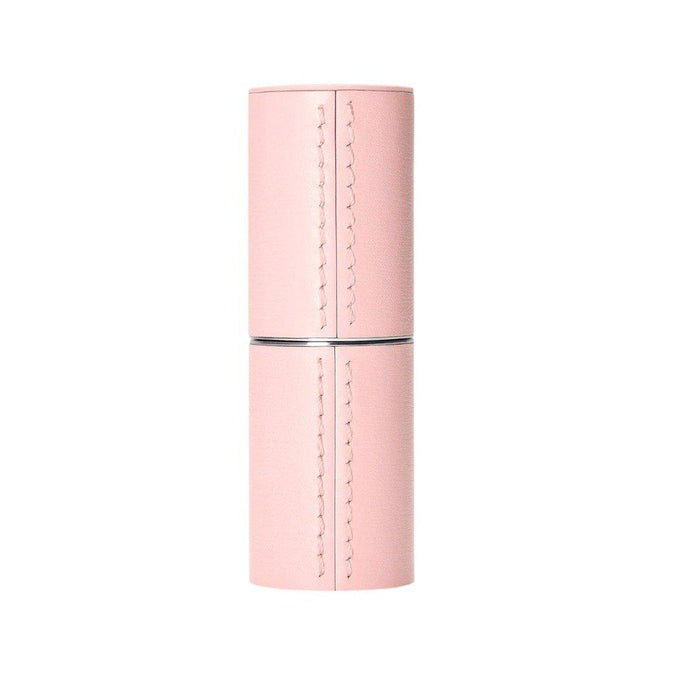 La bouche rouge, Paris-Refillable Fine Leather Lipstick Case - Pink-