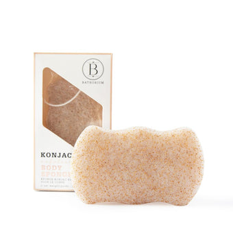 Bathorium-Konjac Walnut Shell Exfoliating Body Sponge-