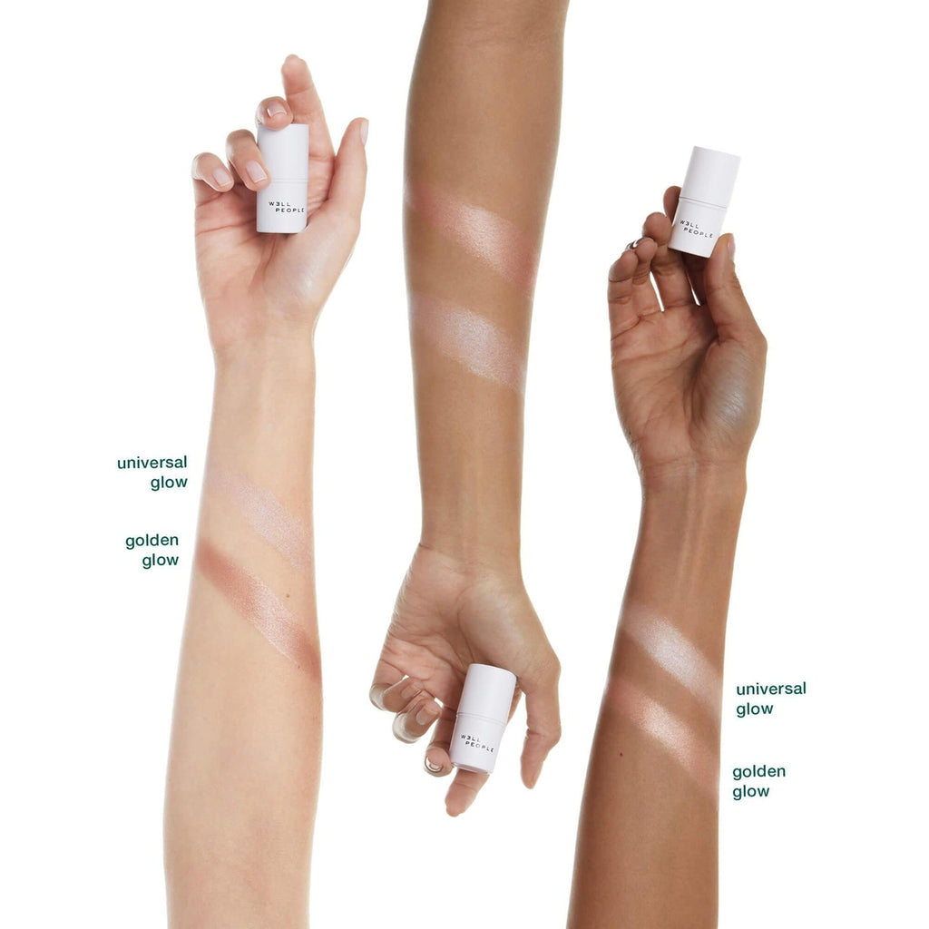 W3LL PEOPLE-Supernatural Stick Highlighter-Makeup-BioBrightCreamStick_WellPeople_ArmSwatches2117-2-The Detox Market | 