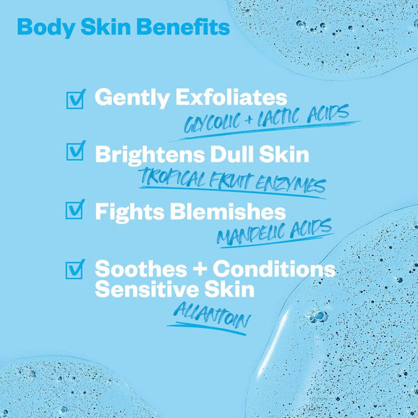Kosas-Good Body Skin AHA + Enzyme Exfoliating Body Wash-
