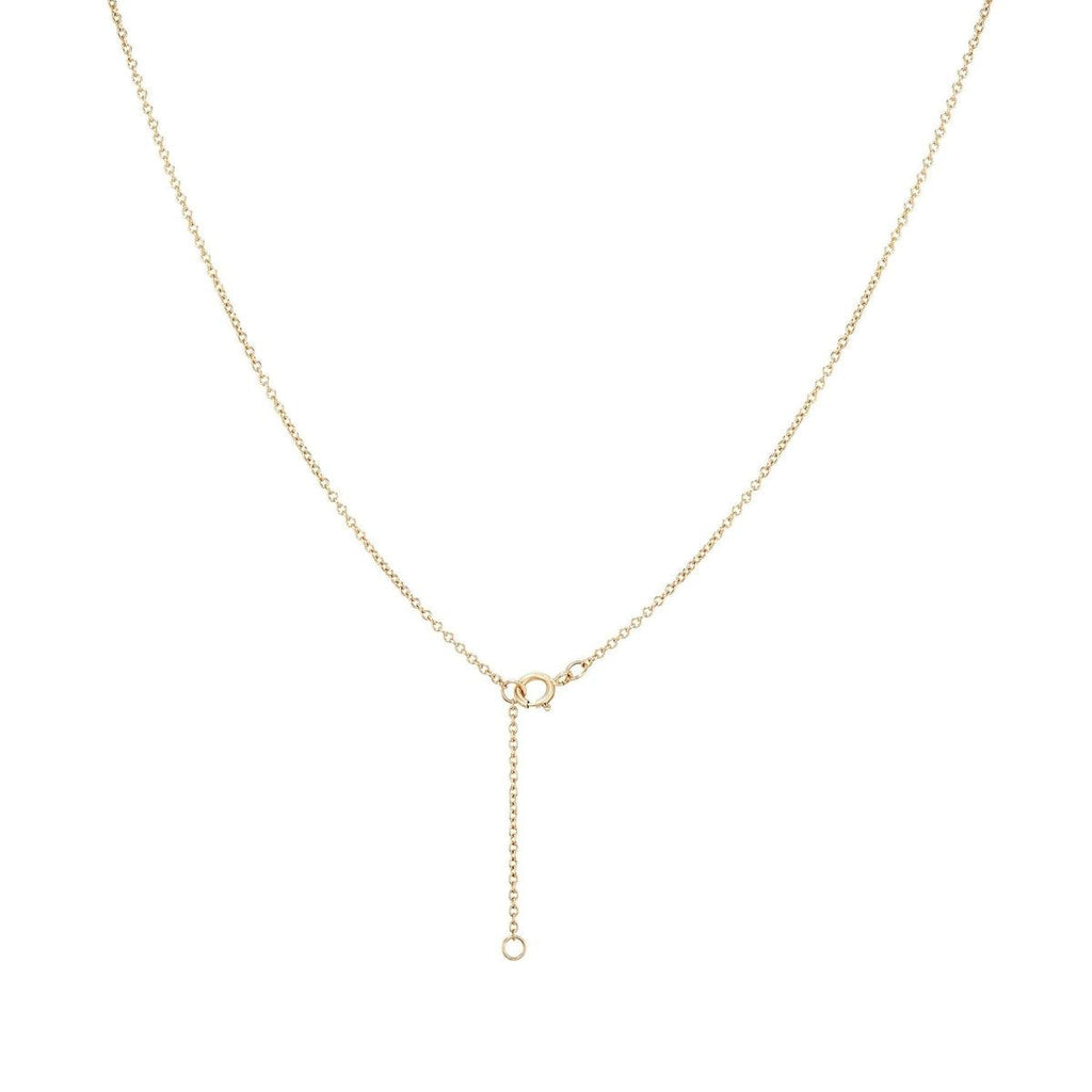 bluboho-Lovely Sway Heart Necklace - 14k Yellow Gold-