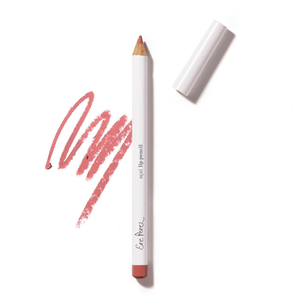 Ere Perez-Acai Lip Pencil-Makeup-ErePerez_Acai_Lip_Pencil_Kiss_Swatch-The Detox Market | Kiss - hibiscus pink