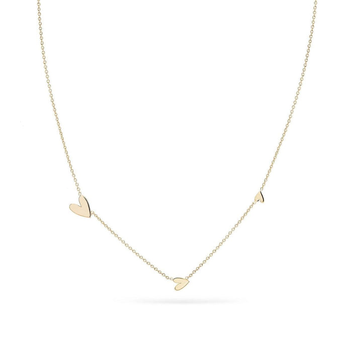 bluboho-Everyday Love Lineage Heart Necklace - 14k Yellow Gold-Yellow Gold