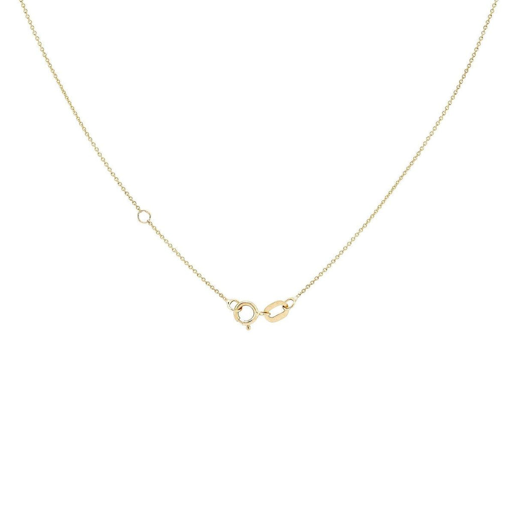 bluboho-Everyday Little Crescent Moon Necklace - 14k Yellow Gold-yellow gold