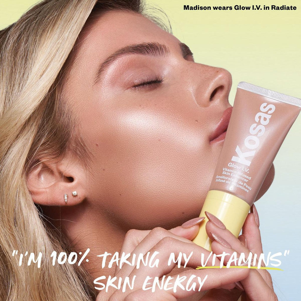 Glow I.V. Vitamin-Infused Skin Enhancer - Makeup - Kosas - V_PDP_05_CampaignHero - The Detox Market | Always