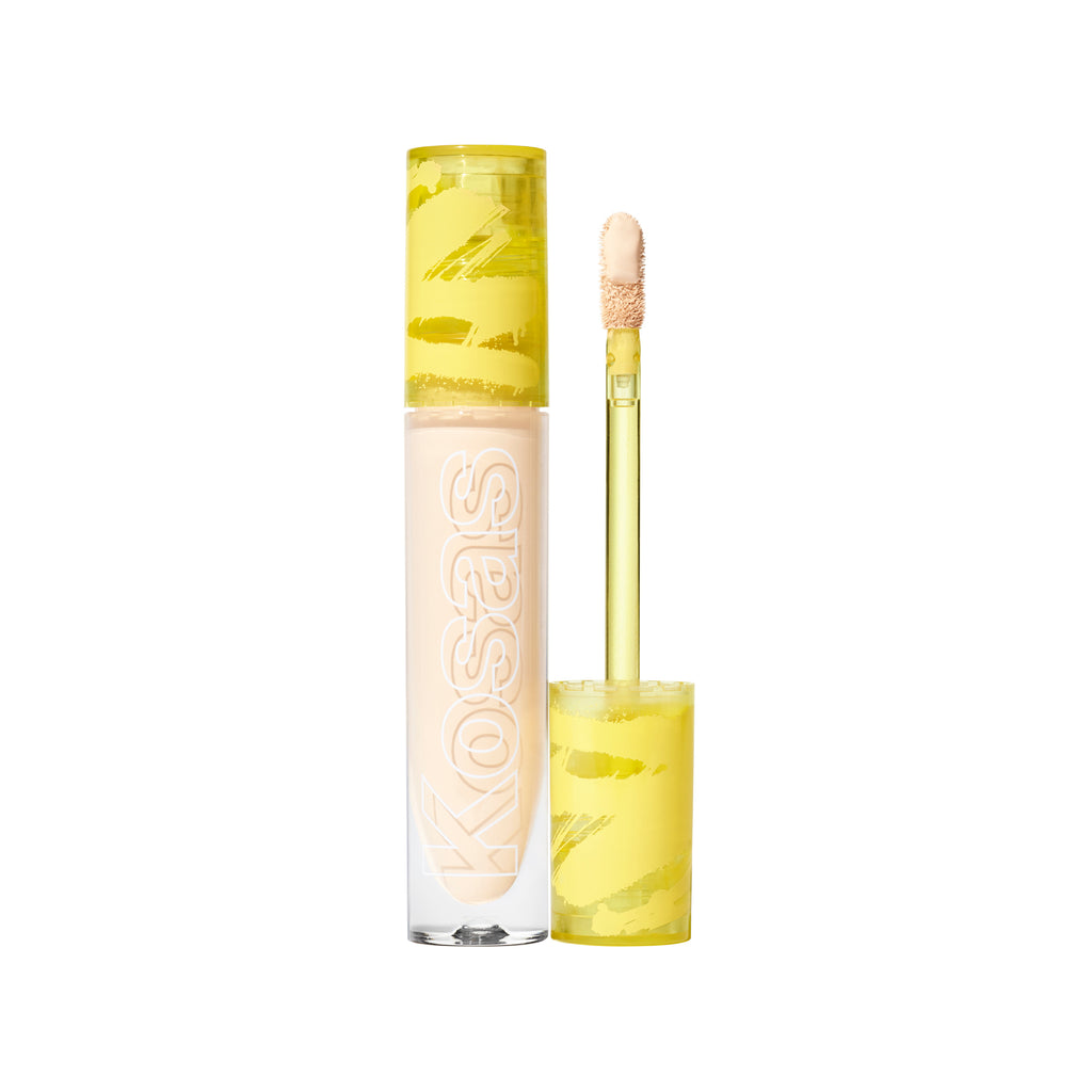 Revealer Super Creamy + Brightening Concealer and Daytime Eye Cream - Makeup - Kosas - Kosas_RC2021_Vessel_01_TransparentBG - The Detox Market | 01 - Light with Neutral Peach Undertones