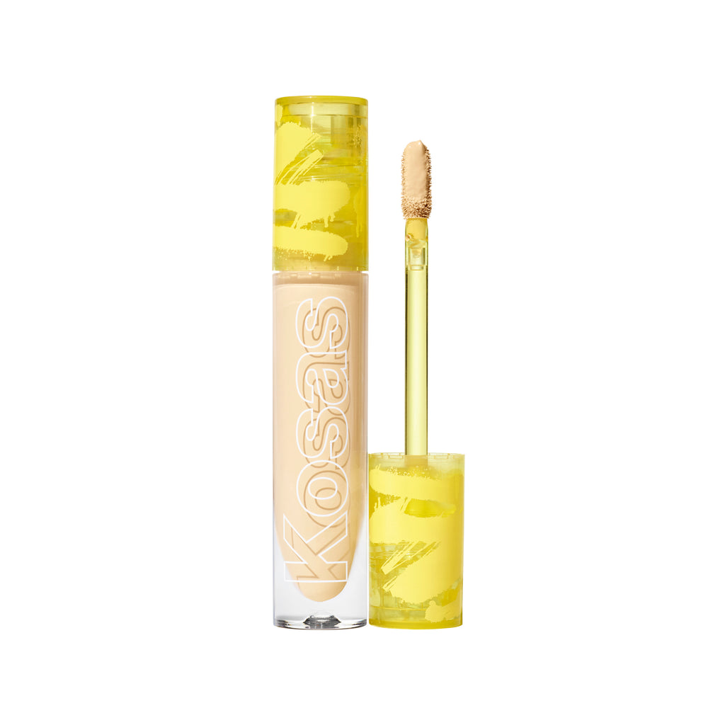 Revealer Super Creamy + Brightening Concealer and Daytime Eye Cream - Makeup - Kosas - 5_TransparentBG - The Detox Market | 5.5 - Medium with Olive Undertones