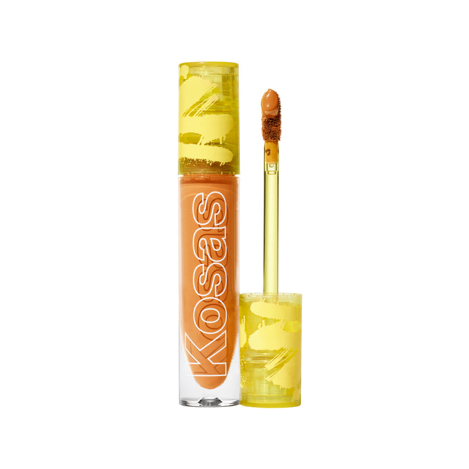 Revealer Super Creamy + Brightening Concealer and Daytime Eye Cream - Makeup - Kosas - 5_TransparentBG - The Detox Market | 7.5 - Tan with Subtle Peach Undertones