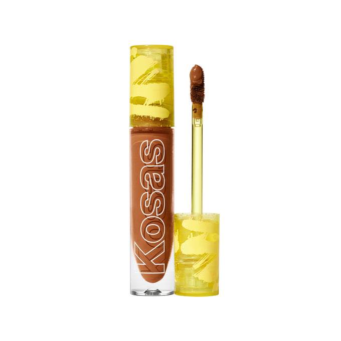 Revealer Super Creamy + Brightening Concealer and Daytime Eye Cream - Makeup - Kosas - 2_TransparentBG - The Detox Market | 8.2 - Deep with Golden Undertones