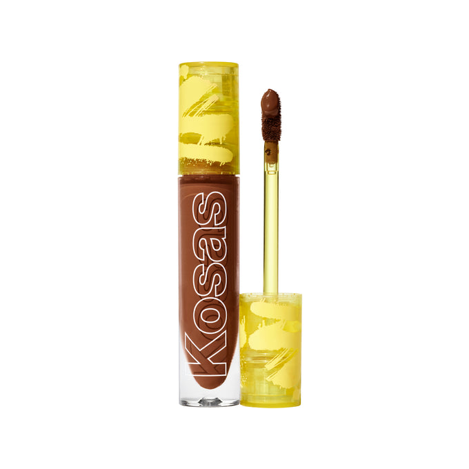 Revealer Super Creamy + Brightening Concealer and Daytime Eye Cream - Makeup - Kosas - 8_TransparentBG - The Detox Market | 8.8 - Deep with Neutral Olive Undertones