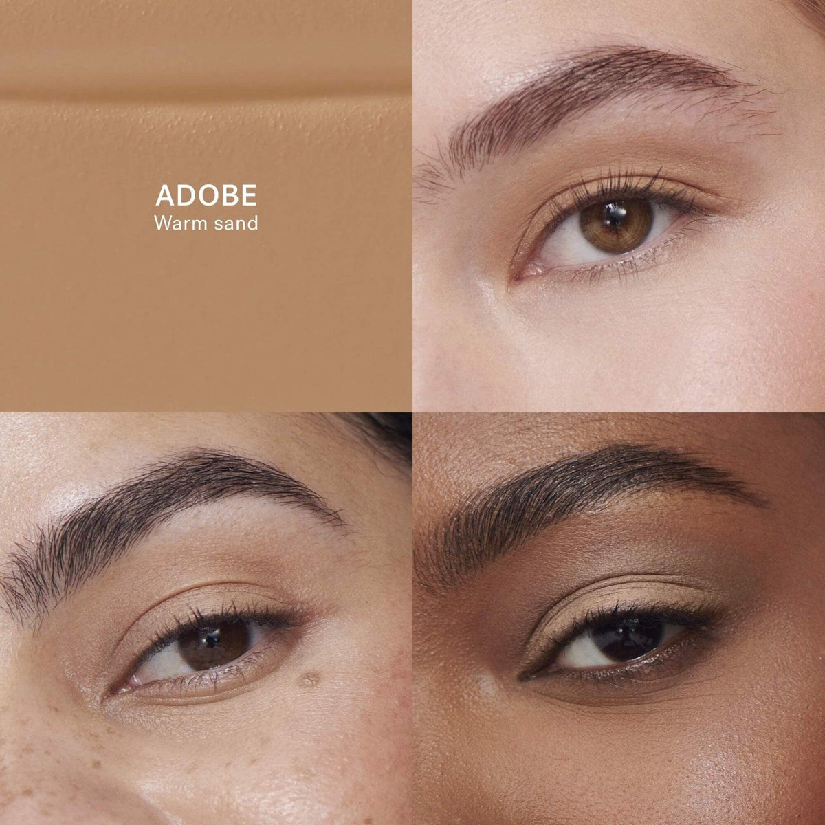 Liquid Powder Matte Eye Tint - Makeup - ILIA - Liquid_Powder_Matte_Comparision_Grid_ADOBE - The Detox Market | Adobe - Warm sand