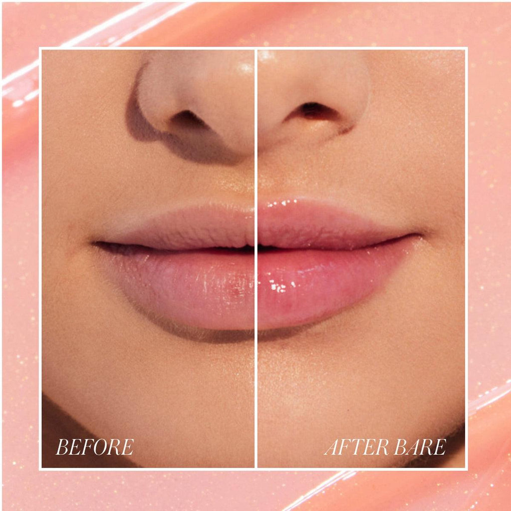 Liplights Cream Lip Gloss - Makeup - RMS Beauty - RMS_Liplights_LLG1_Bare_816248025800_beforeandafter_07 - The Detox Market | Bare - A subtle pink gloss that reacts to natural pH for the perfect personalized flush of color