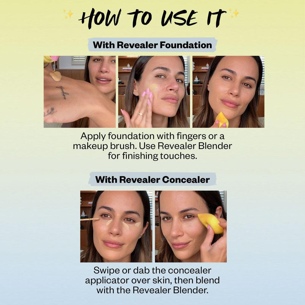 Kosas-Revealer Dual-Ended Makeup Blender-