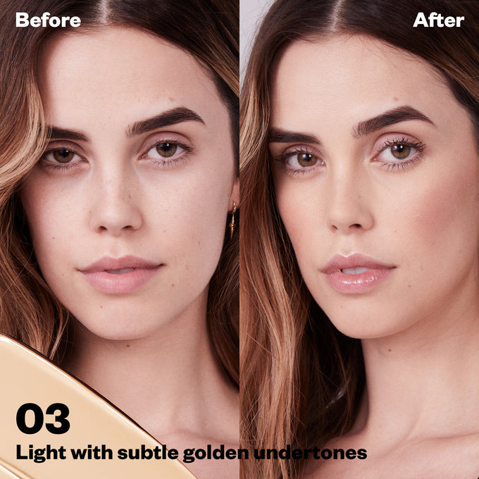 Revealer Super Creamy + Brightening Concealer and Daytime Eye Cream - Makeup - Kosas - RevealerConcealer_PDP_2023_BA_03 - The Detox Market | 03 - Light with Subtle Golden Undertones