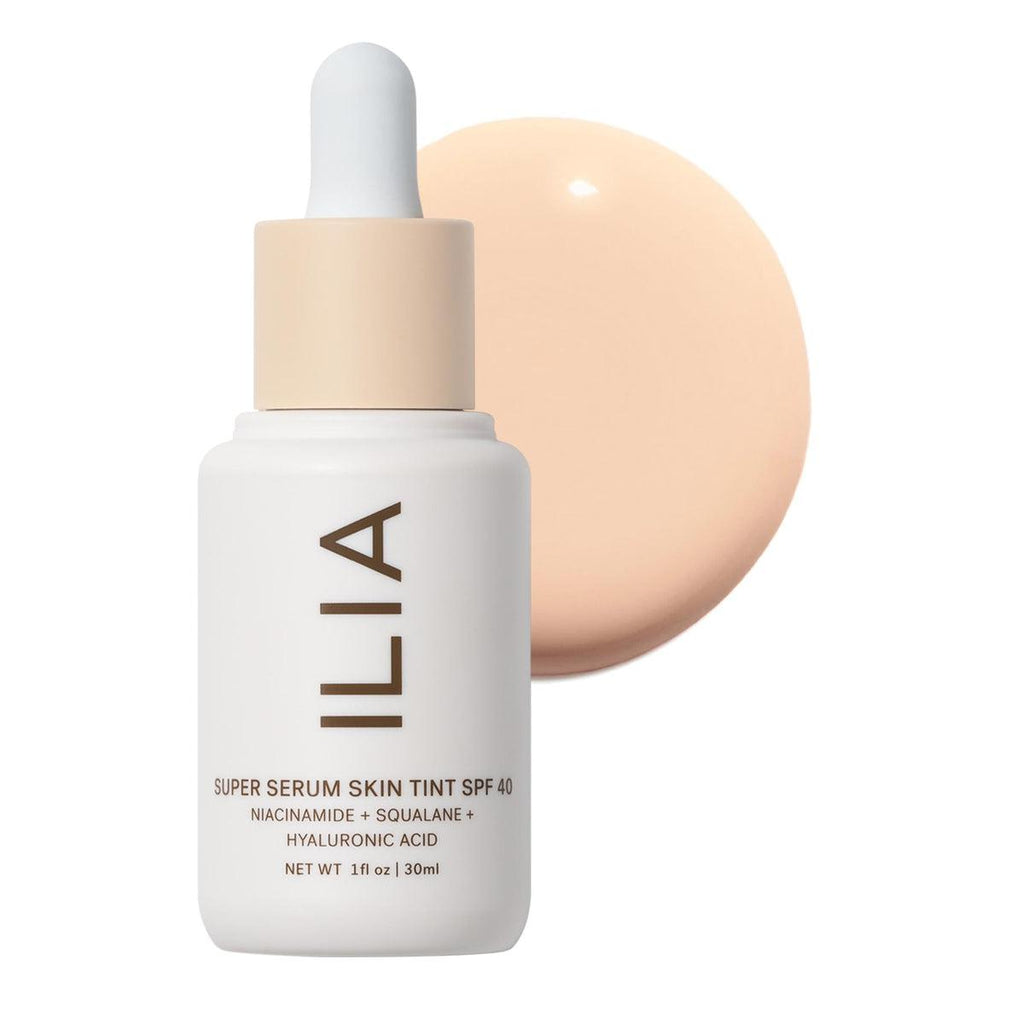 ILIA-Super Serum Skin Tint SPF 40-Makeup-ilia_1-The Detox Market | RENDEZVOUS ST1 (Extra light with cool undertones)