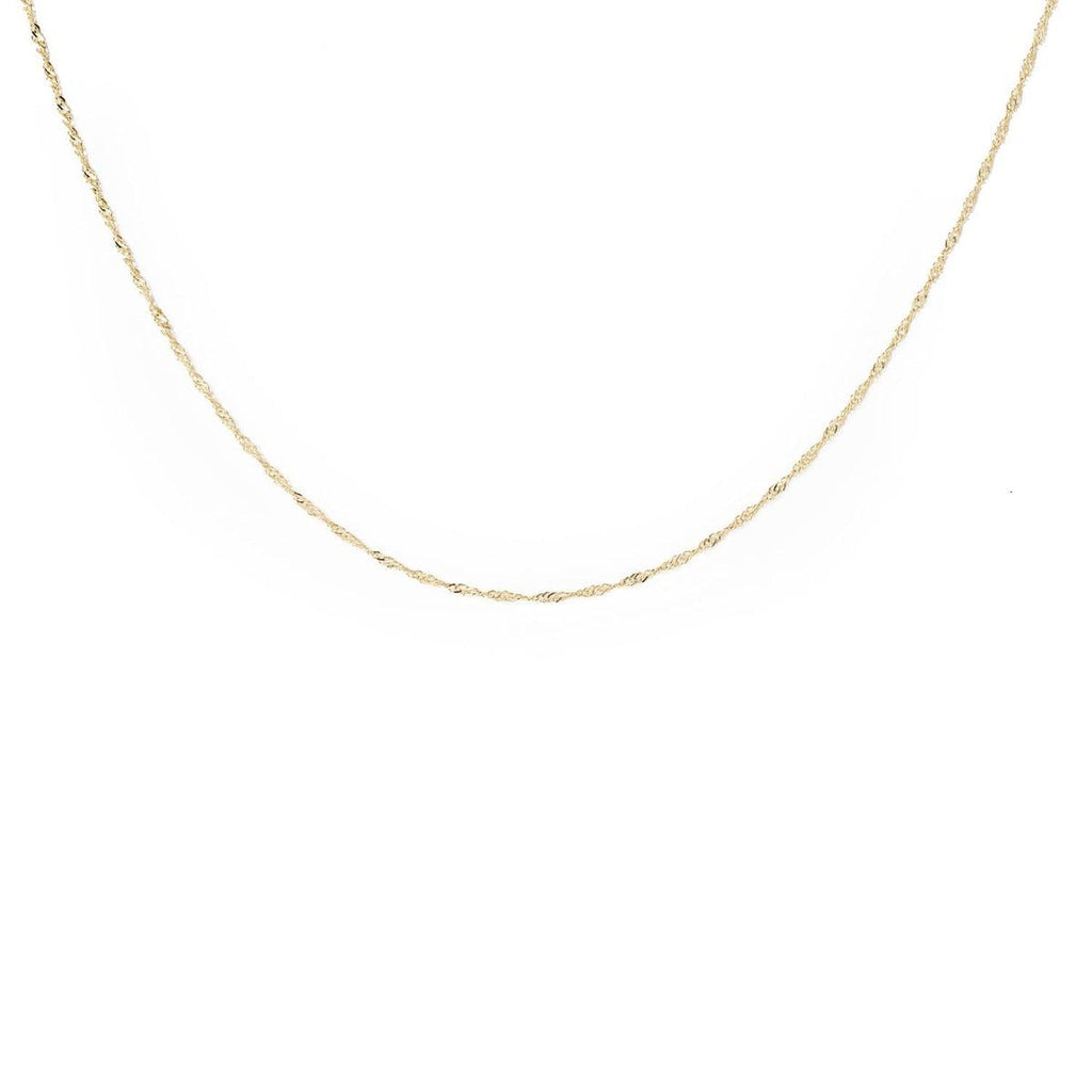 bluboho-Pirouette Choker Necklace - 14k Yellow Gold-