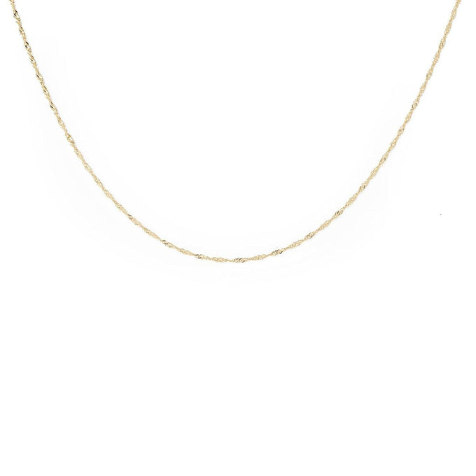 bluboho-Pirouette Choker Necklace - 14k Yellow Gold-